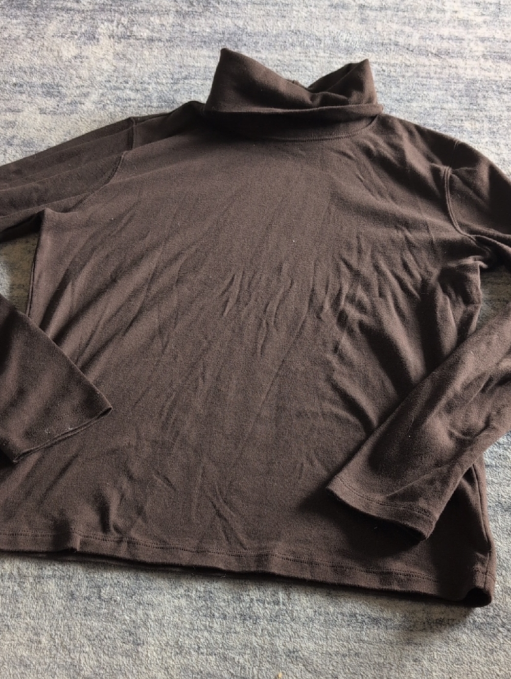 St. John's Bay Dark Brown Turtleneck Sweater